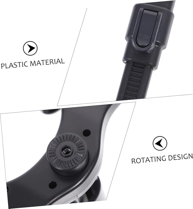 Retractable Car Phone Holder Rotatable Base Rearview Mirror Mount For Safe Driving - Image 3